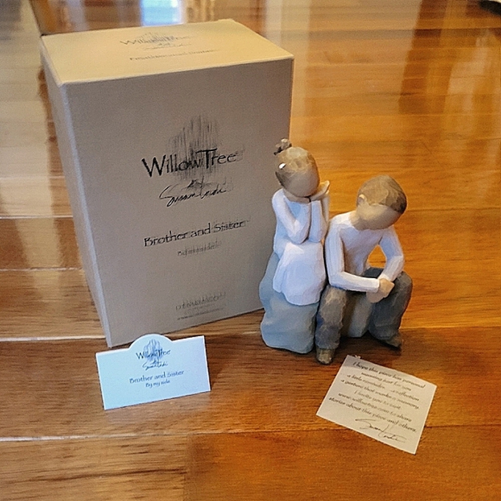 Willow Tree Brother & Sister Statuette